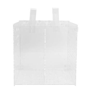 Imagem de Caixa Transparente de Isolamento de Tanque de Peixes Com Divisor - Ferramenta de Isolamento de Aquário para Fertilização de Peixes Doentes e Alevinos (20MC*20CM*20CM)