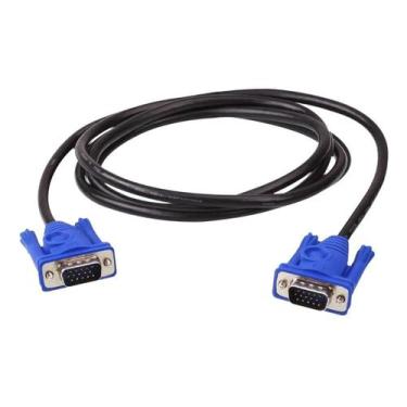 Imagem de Cabo VGA Para Monitor Macho Lcd Pc Projetor 1,8 Metros - Multilaser