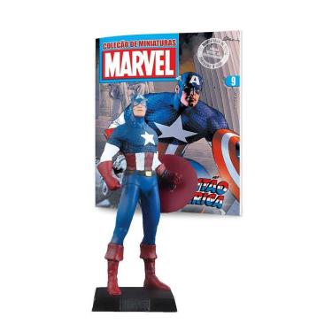 Imagem de Boneco Capitão America - 11 Cm - Eaglemoss - Edição 9