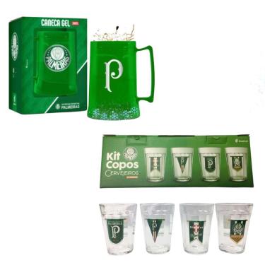 Imagem de Kit Bebidas 4Un Copo Americano Vidro 190Ml Cerveja + 1Un