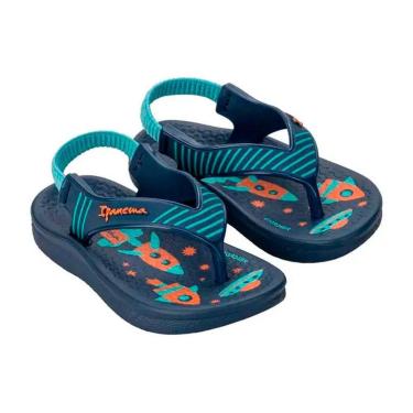 Imagem de Chinelo Menino Ipanema Baby Anatomica Elástico - Cor:;Tamanho:23/24;Gênero:Menino-Masculino