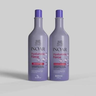 Imagem de Inoar Kit Hyaluronic Force Sh 1000ml e Condicionador 800ml
