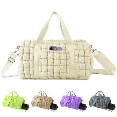 Imagem de Mochila XSUIOY acolchoada Travel Gym com compartimento esbranquiçado