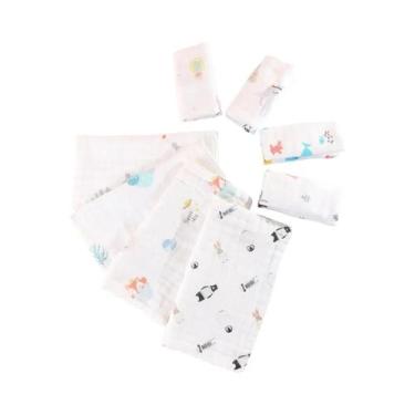 Imagem de Toalhas de Bebê em Musselina 6 Camadas - Macias e Absorventes, Estilo 
