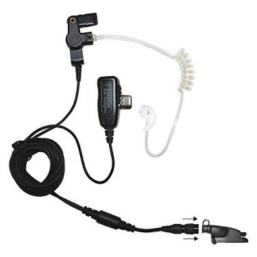 Imagem de Tactical Ear Gadgets Fone de ouvido de vigilância Cougar 2 fios EP4034QR para Motorola APX6000 APX4000 APX7000 XPR6550 XPR7550 XPR6350 Radio
