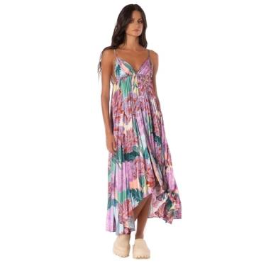 Imagem de Maaji Vestido longo feminino, Verde pastel/verde claro, M