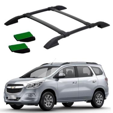 Imagem de Rack Teto Bagageiro Spin 2012 2013 2014 2015 Preto Colado - Solar