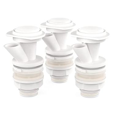 Imagem de ZAITOE Substituição da torneira de botão, compatível com resfriadores de bebidas Igloo 2, 3, 5 e 10 galões, torneira de refrigerador de água para 2-10 galões (3 peças)