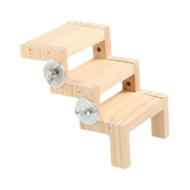 Imagem de Ｂｅｓｇａ Escada de escalada para pássaros, suporte para papagaios de estimação, escada leve multifuncional, brinquedo para papagaios, playground para pássaros, 12x9.3x5.3 Cm