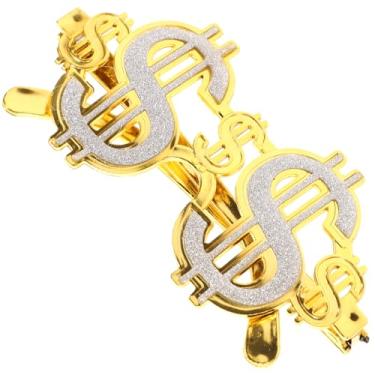Imagem de Óculos de sol para festa da óculos divertidos de dólar para, cosplay, acessórios, lembrancinha de festa (dourado)
