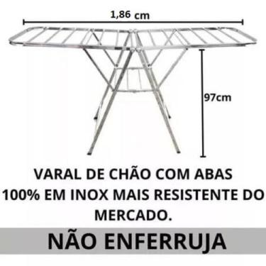 Imagem de Varal de Chao Inox (O mais resistente do mercado) - PERX
