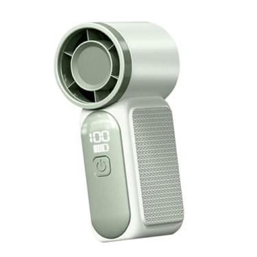 Imagem de Ｂｅｓｇａ Ventilador portátil de mão de 1 a 100 velocidades, ventilador pequeno pessoal, multiuso, 18 horas de trabalho, mini para mulheres e homens, cílios de, Verde