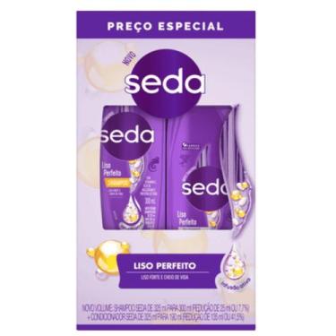 Imagem de Kit Shampoo Seda Liso 300ml + Condicionador 190ml Seda