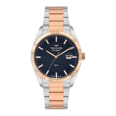 Imagem de Relógio Technos Masculino Riviera Bicolor - 2317aj/1a