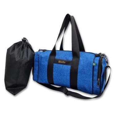 Imagem de Bolsa Mala Esportiva Costa Transversal Fitness Treino Futebol Academia Juvenil (Azul)