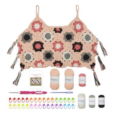 Imagem de Noocro Regata com kit de crochê (argila blush)