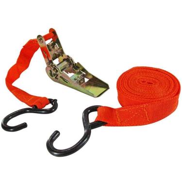 Imagem de Fita Cinta Com Catraca Para Amarração De Carga Caminhão 4,5M