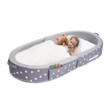 Imagem de Cama de Chão Infantil Dobrável Mooedcoe para Crianças de 3 a 6 Anos