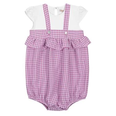 Imagem de Conjunto Macaquinho Com Blusa Trick Nick Roxo, M, Roxo