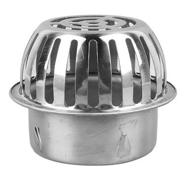 Imagem de Yctze Dreno de Piso de Varanda Redonda de Aço Inoxidável - Solução de Drenagem Anti -bloqueio para Tubos de 110 Mm Design Elegante para Telhados e Terraços