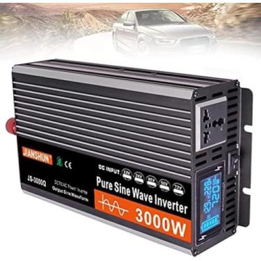 Imagem de Inversor De Onda Senoidal Pura Automática 3000w 4000w 5000w 6000w Conversor De Tensão Dc 12v 24v 48v 60v Para Ac 220v 230v 240v Inversor Conversor Transformador Com Soquete Para, 60V, 4000W