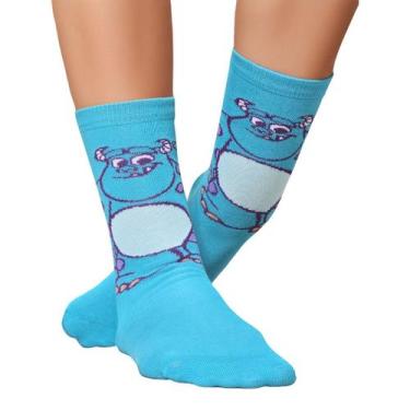 Imagem de Meia Infantil Personagens Disney Cano Longo Trifil Conforto Algodão, V