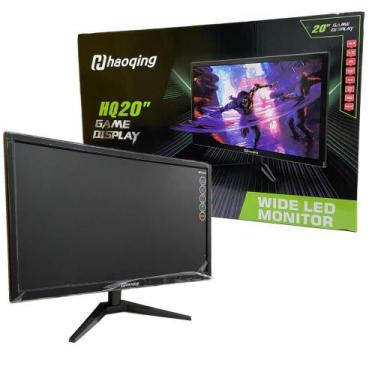 Imagem de Monitor Led 20" Haoqing Hq20 Hdmi/vga/vesa Preto - GENERICO