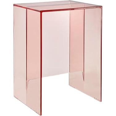 Imagem de Mesas laterais quadradas multiuso, multiuso, acrílico para sala de estar, apartamento, decoração de escritórios