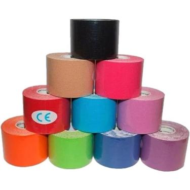 Imagem de STO123 - Fita Bandagem Adesiva Elastica 5m Por 5cm Br - Fitness Saude(STO123)