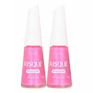 Imagem de Kit 2 Esmalte Risqué Chiclete, Me Esquece 8ml