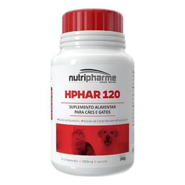 Imagem de Hphar 120 Suplemento Para Cães E Gatos 30 Comprimidos 1000mg - Nutriph