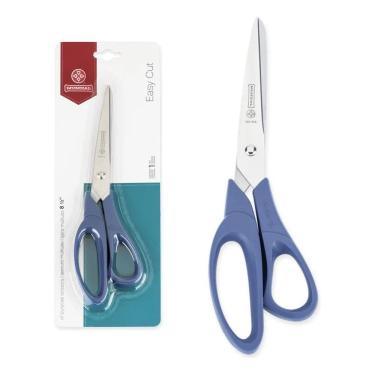 Imagem de 2X Tesoura Multiuso Azul Mundial 160N-8.1/2