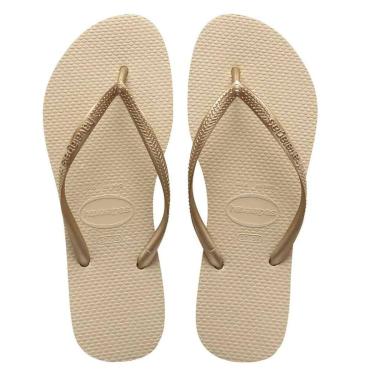 Imagem de Chinelo Havaianas Feminino Tiras Brilhante Slim-Feminino