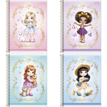 Imagem de Caderno 01X1 Capa Dura Jolie 80 Folhas Pacote com 4 Unidades - Tilibra