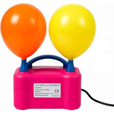 Imagem de Inflador Compressor Elétrico para Balões e Bexigas – Bomba de Ar 110V, Rápido e Eficiente para Festas e Decoração COR ALEATÓRIA