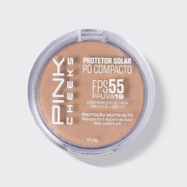 Imagem de Protetor Solar Pó Compacto FPS 55 FPUVA 19 11,4g P20  PINK CHEEKS  Res