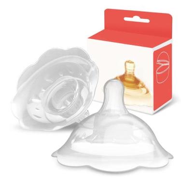 Imagem de Protetores de mamilo de silicone Elfzone para amamentar recém-nascidos