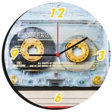 Imagem de Relógio De Parede Decorativo Estilo Música 13