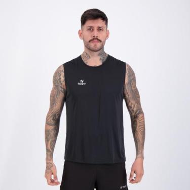 Imagem de Regata Machão Topper Classic Preta, M