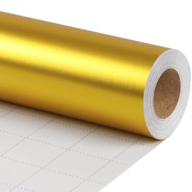 Imagem de Embrulho de presente LaRibbons Gold Matte Metal 43x10 m em rolo
