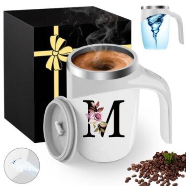 Imagem de Caneca de café com agitação magnética MNZZ em aço inoxidável USB