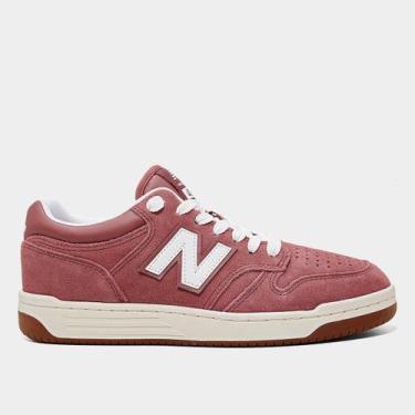 Imagem de Tênis New Balance 480 Low Masculino, Bordô, 42