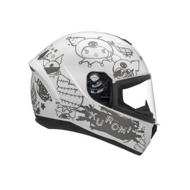 Imagem de Capacete Peels Spike 2 Kuromi Rebel, Vanila com Grafite, 54