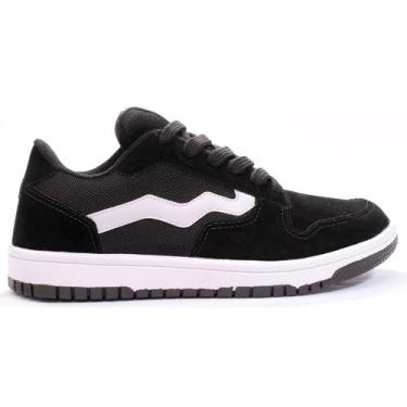 Imagem de Tenis Masculino Nk Casual Preto Skatista Original Super Star - Saymon,