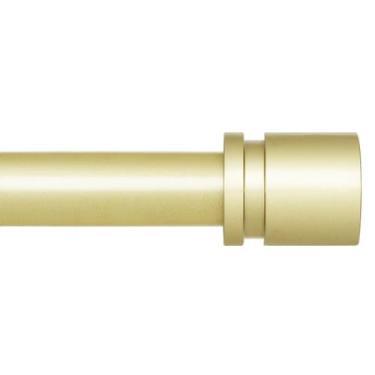 Imagem de Varão de cortina Byondeth ajustável de 40 a 430 cm de alumínio dourado