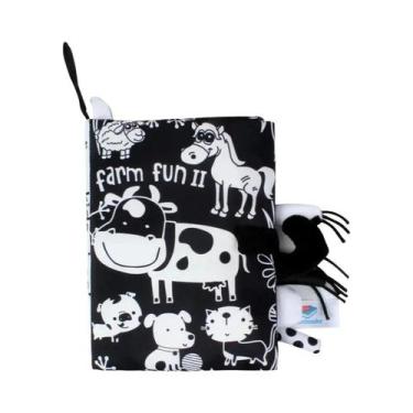 Imagem de Livro De Tecido Interativo Para Bebês De 0 a 36 Meses Com Sons E Quebr