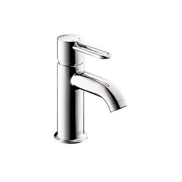 Imagem de AXOR Torneira Uno Modern Upgrade Polida à mão 1 alça 1 torneira de pia de banheiro de 15 cm de altura cromada, 38020001