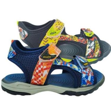 Imagem de Kit 2 Pares Sandália Infantil Masculina Papete Menino Presente Escolar Verão Estiloso Shoes Kids-Masculino