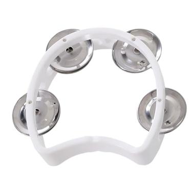 Imagem de Pandeiro 1/2 Meia Lua Infantil Spanking (Branco)