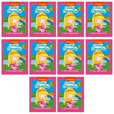 Imagem de Kit 10 Mini Livros de Contos Clássicos Infantis, A Bela Adormecida